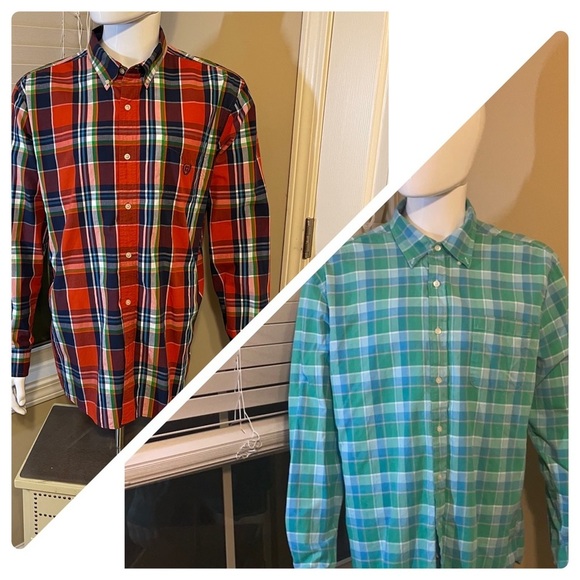 Other - Bundle - 2 Men’s Buttons up long sleeve shirts XL
